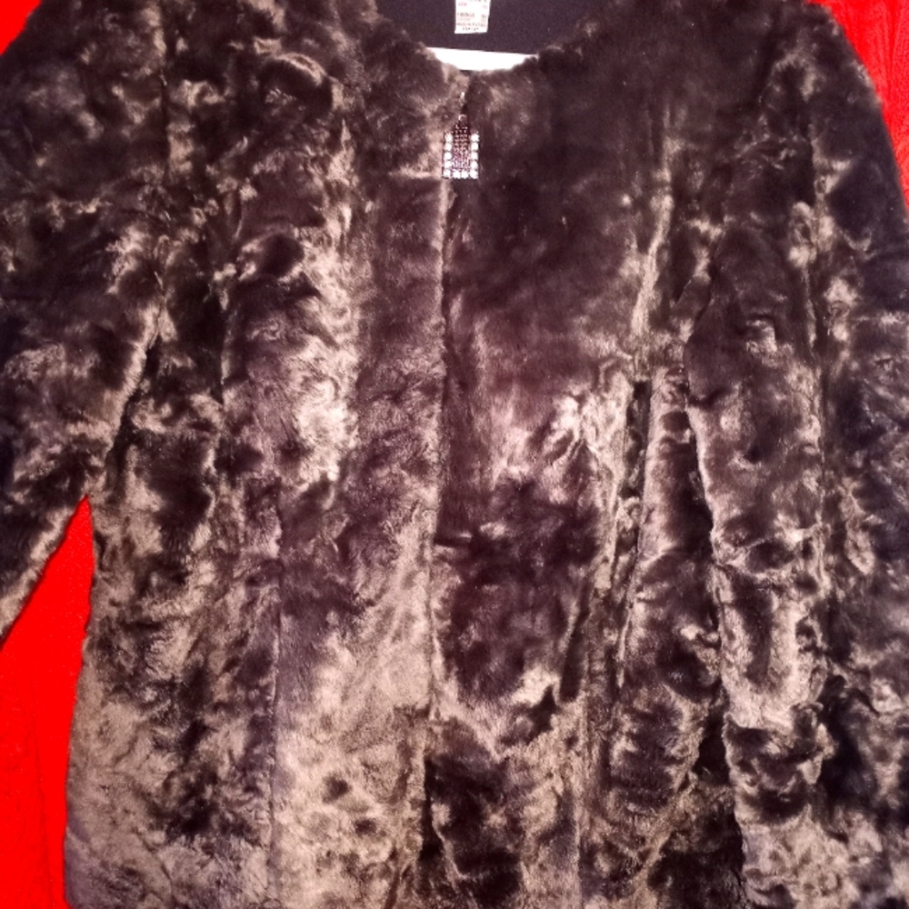 Faux Fur Coat size 12